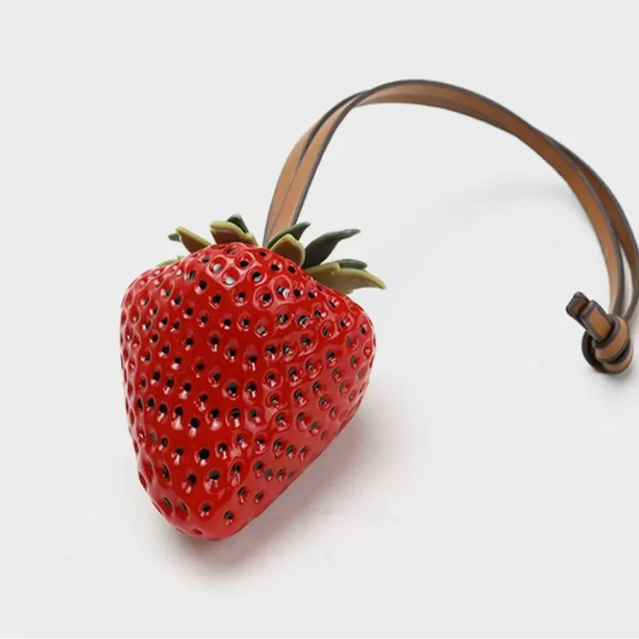 Cute Strawberry Fruit Pendant Backpack Charm Cute Strawberry Fruit Pendant Backpack Charm