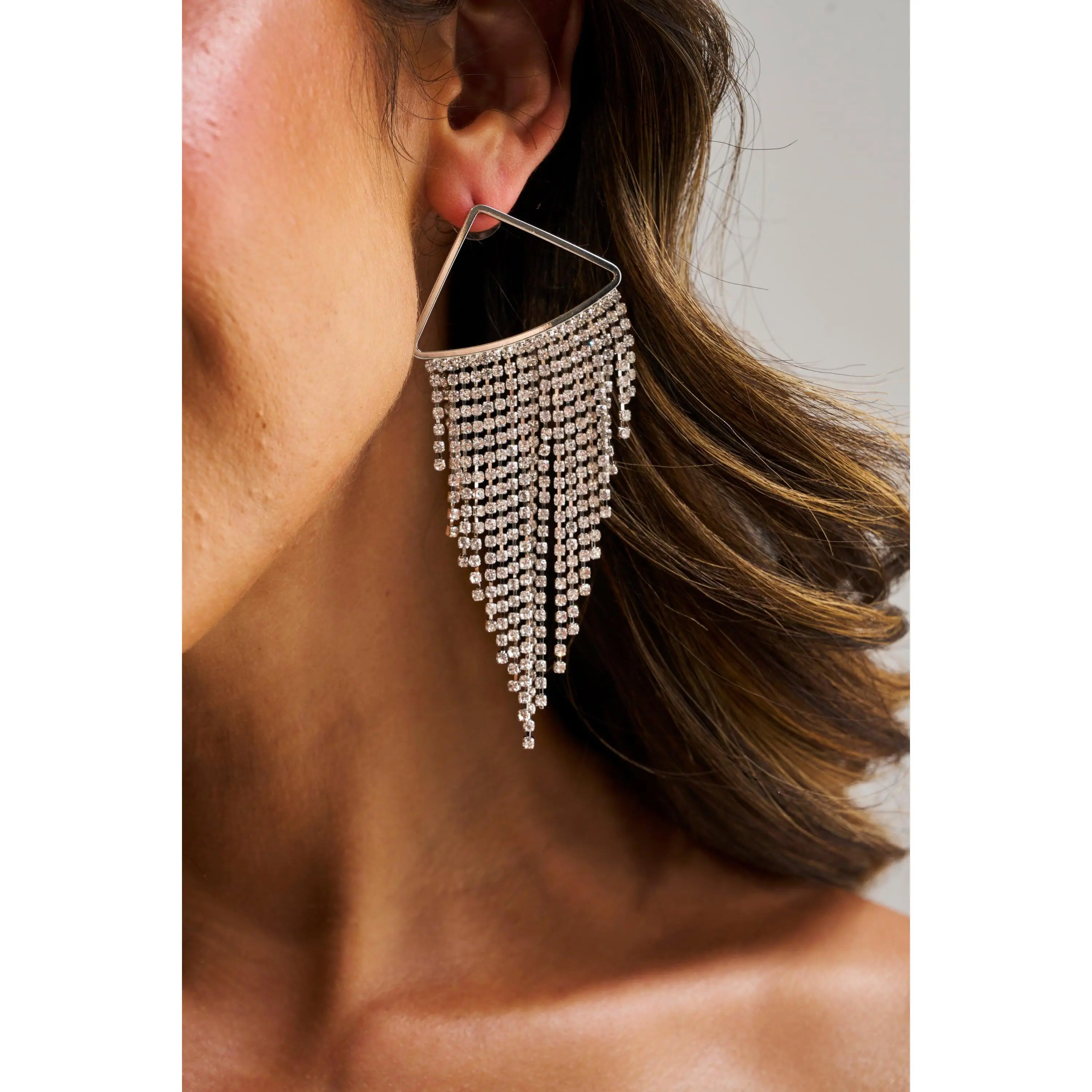 WE'RE GOING OUT EARRING IN SILVER