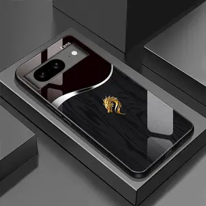Suitable for [Google Pixel 8] Personality simple split dragon pattern creative business high-end anti-drop glass mobile phone case affordable anti-drop anti-fingerprint-888