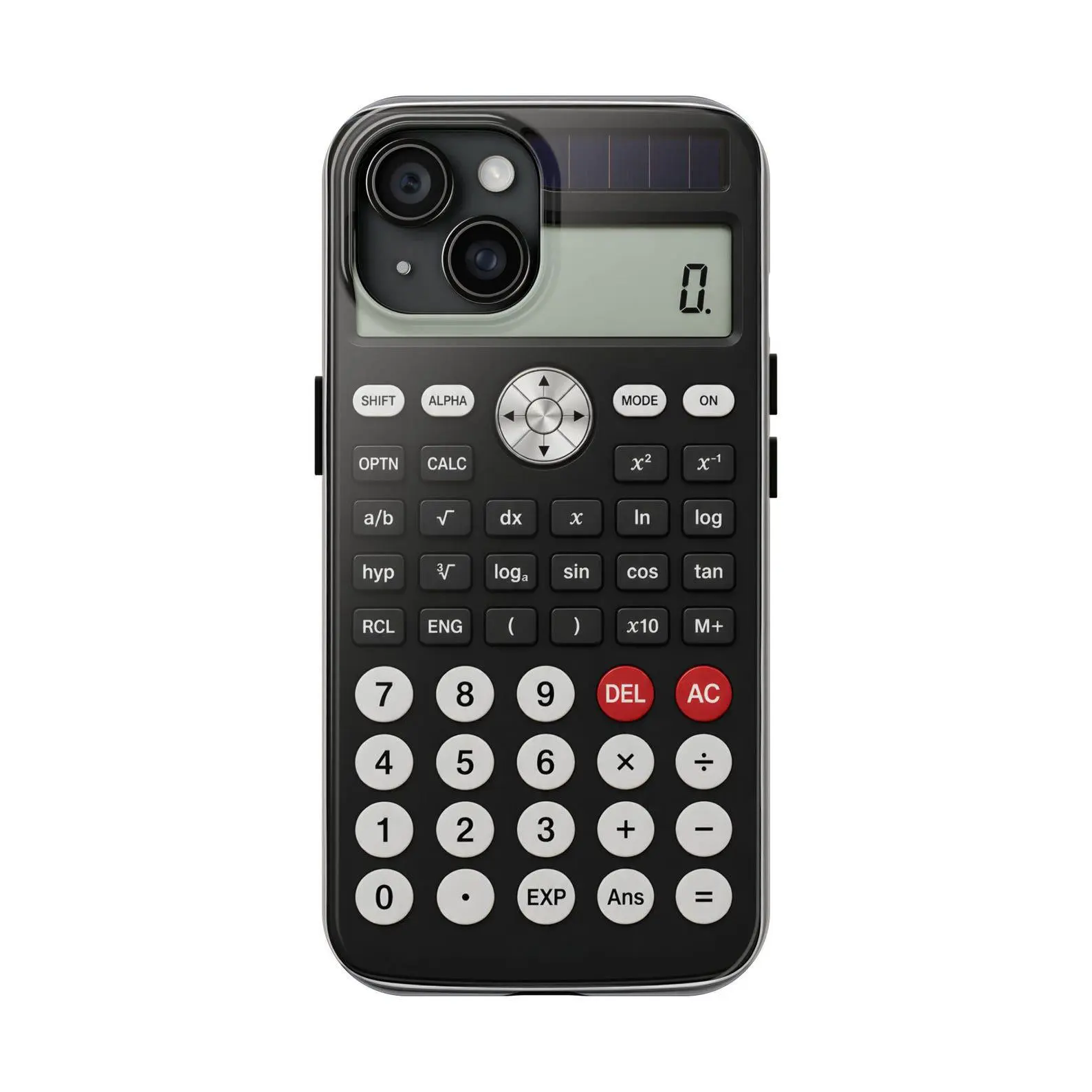 Calculator Phone Case for iPhone Samsung, Funny Math Teacher Gift, Scientific Calculator Design Tough Cover, STEM Engineering Student Gift