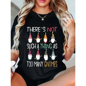 100% Cotton Garden Gnomes Gnome Lover Funny Gnome Gardening T-Shirt