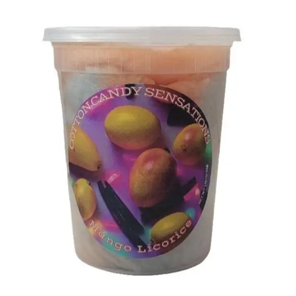 Mango Licorice Gourmet Cotton Candy - Cotton Candy Sensations 200+ Flavors