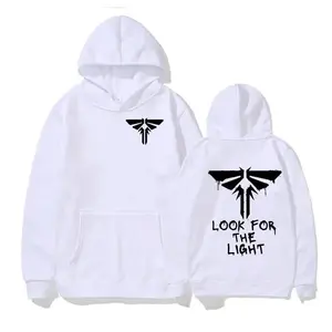 Men Women Fashion autumn winter Long Sleeve Pullover Sweatshirt Clothing The Last of Us Look for The Light Firefly Mark Hoodie Sweatshirt, Hoodie, Comfort Colors