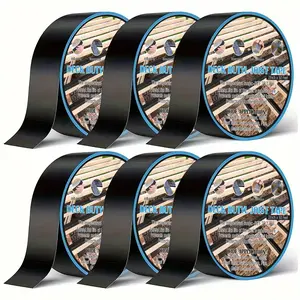Deck Joist Tape, 2" x 50' Joist Tape for Decking, Waterproof Seal Antiseptic Butyl Joist Tape, Self-Adhesive Flashing Joist Tape for Wood Decks Beams Roof (6 Roll)