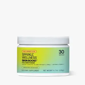 Sparkle Wellness Skin Boost | VERISOL Bioactive Hydrolyzed Collagen Peptides | Collagen Powder Supplement with Vitamin C for Skin, Hair & Nail Health | [30-Serves]