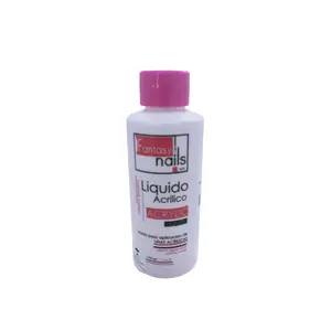 Fantasy Nails 4oz Acrylic Liquid Monomer - Nail Care Cosmetic, Fast-Drying Formula for Manicure & Cuticle Use, Vibrant Finish (Pairs with Acrylic Powder)
