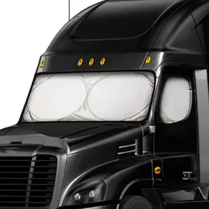 Semi-Trailer Sunshade for Full Windshield and Side Windows | 240T Maximum Sunshade Coverage | Blocking Solar Heat Radiation | Windshield Sunshade Umbrellas Sun Visors Protective Covers International Trucks car cool sun  blind Protector windshield  shade t