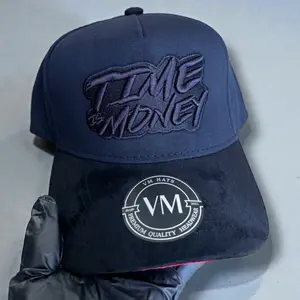 Hat - Time is Money SnapBack Suede visor
