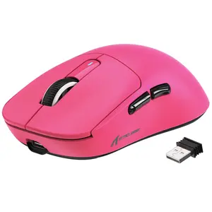 ATTACK SHARK X3 Wireless Gaming Mouse, 49g Ergonomic Durable Computer Mouse, Triple Modes PAW3395 26K DPI Optical Sensor, 200h Battery Life, Programmable Buttons, Gaming Accessories for PC/Laptop/Mac