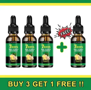 【Buy 3, get 1 free】Nail Fungal Treatment Serum Foot Fungus Remedy Removal Products Anti infection Onychomycosis Paronychia  Repair Gel Care Ginger Healthcare nail support nail treatment Therapeutic Healthy nailgrowthoil fingernail support fast absorb outd