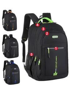 Men's Large Capacity Travel Backpack, Adjustable Straps, Multi-Pocket Business & School Bag, Travel Backpack, Laptop Travel Backpack, Traveler Essentials Backpack, Daily Work Backpack