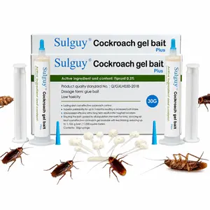 Sulguy Cockroach Gel Bait, 2 Tubes x 30-Grams, 2 Plunger and 2 Tips, German Roach Insect Pest Control, Indoor and Outdoor Use, Roach Killer Gel for American, German and Other Major Cockroach Species,summervibes outdoorfun