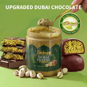 New Dubai Chocolate 11.29oz - Real 30% Pistachio Content with Crispy Kataifi & Cocoa Chunks, Quality Ingredient Gourmet for Toast, Dessert or Eating Straight, Filling Snack#DealsForYouDays