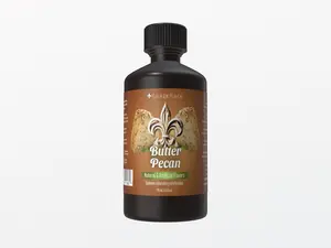 Fleur De Flavor Butter Pecan Emulsion – Rich, Buttery Nutty Flavor for Baking, Frosting, Ice Cream & Beverages (4 oz)