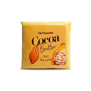 ChurchWin All-Natural Cocoa Butter. 8 oz. Natural Daily Moisture & Hydrating for Skin & Hair (For Topical Use Only). Mild & Soothing Comfort.