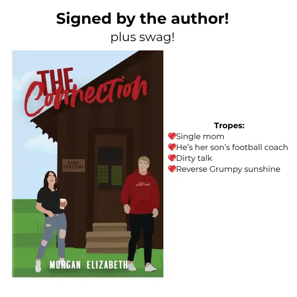 The Connection Regular Cover, a black cat golden retriever, single mom, small town romance novel