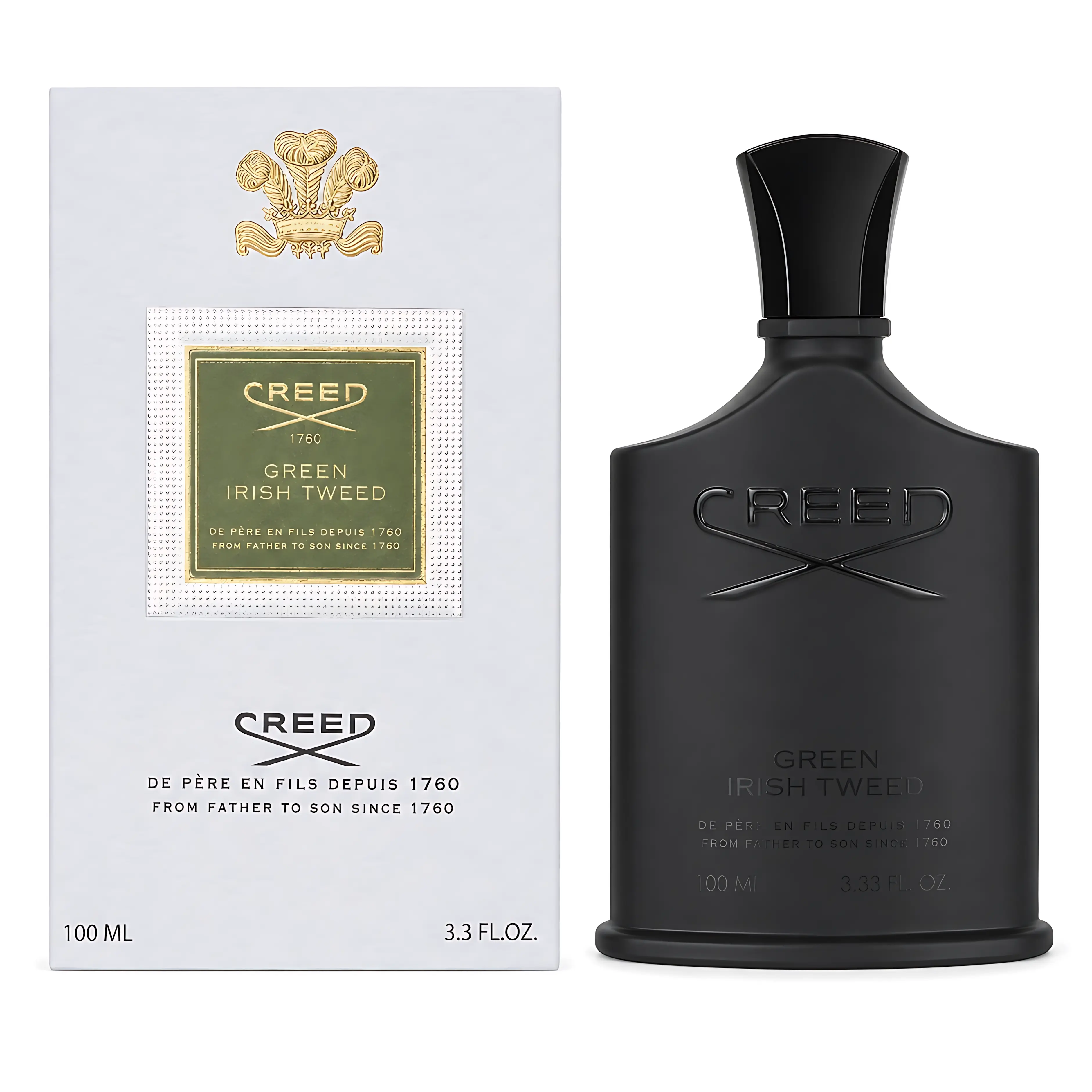 Creed Green Irish Tweed For Men 3.3 Oz, aromatic Fougère Green & Mossy Woods