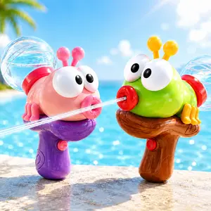 Electric Water Blaster Toy for Kids, Cute Animal Water Sprayer Summer Pool Toy with One-Touch Spray, Long Range Splash Toy for Beach Backyard Outdoor Play Boys Girls