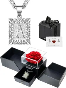 Letter Az Pendant Necklace Initial, Unisex Punk Style Stainless Steel Durable Jewelry, Perfect for Parties and Daily Wear, Fashionable and Versatile Gift