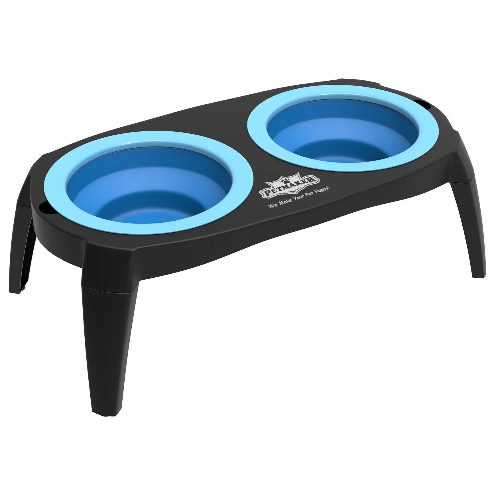 Petmaker Elevat ed Pet Food Bow ls w/ Non-Slip Stand