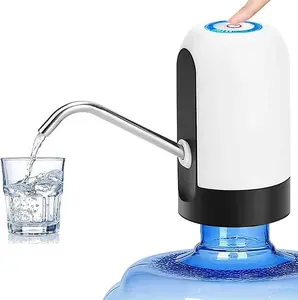 Water Pump for 5 Gallon Jug, Drinking Water Pump Water Jug Dispenser USB Charging Water Dispenser with Non Spill Caps for Universal 2-5 Gallon Bottle