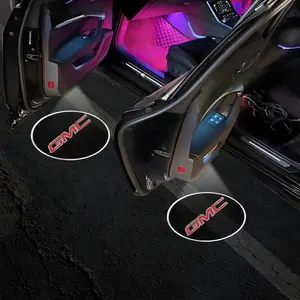 LED Car Door Welcome Light Car Logo Projector Lights For GMC Mitsubishi RAM Dodge Jeep Cadillac Acura