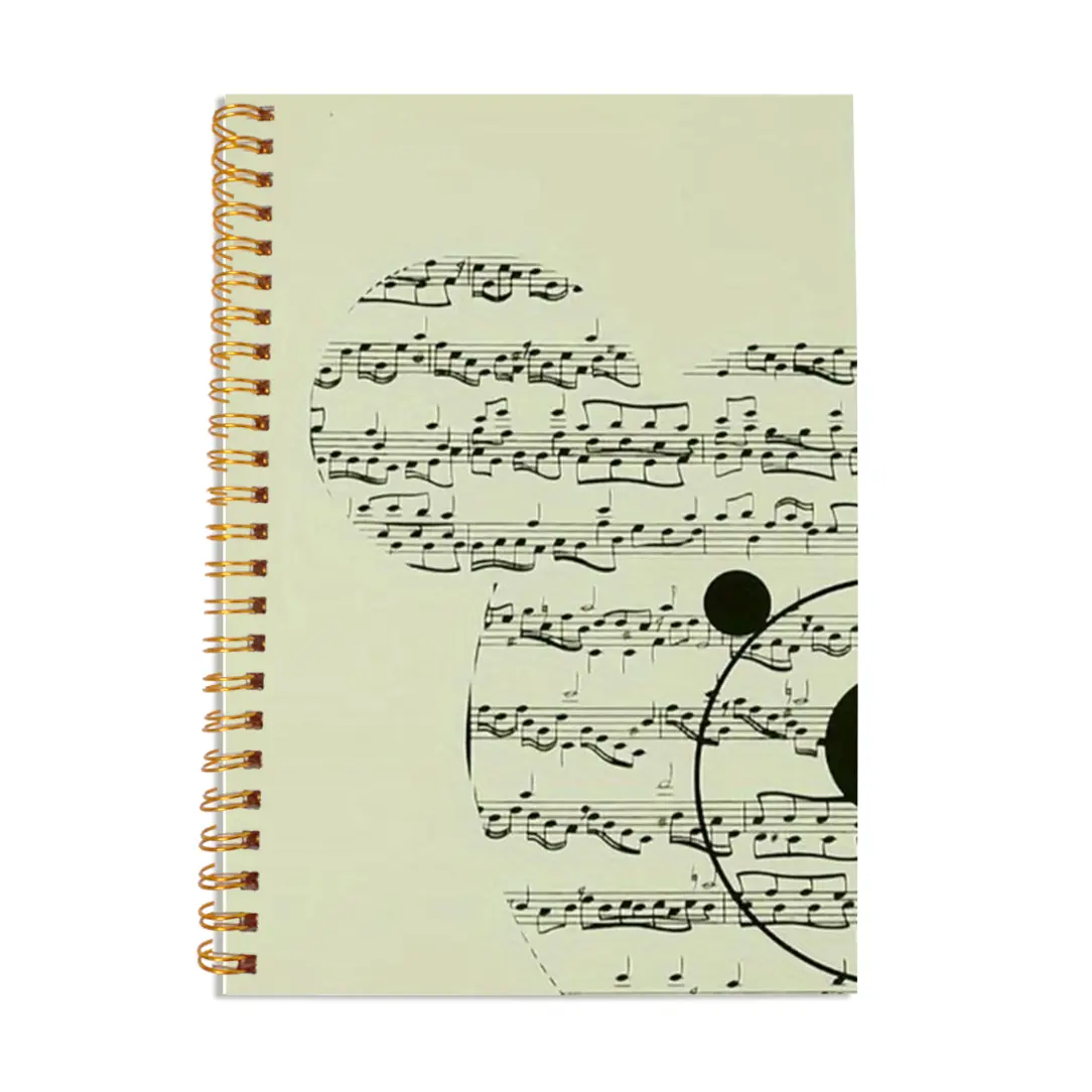 Blank Sheet Music Composition Paper, 100 Pages Musical Notebook, Durable Portable Design, Ideal for Musicians & Composers, Paper Sheets