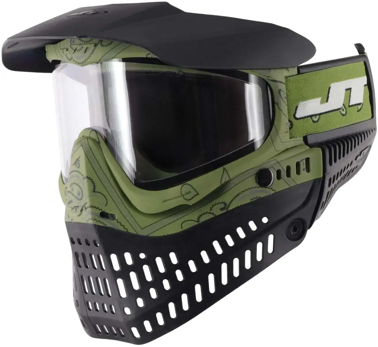 JT Proflex Mask - SE Bandana Goggle - w/Clear Lens - Olive