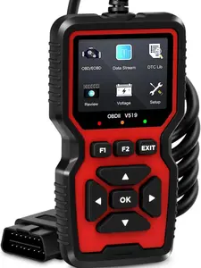 52HZ OBD2 Scanner – Pro Code Reader, Reset, Mode 6/8, 35,901 DTCs, Fits 1996+ Cars