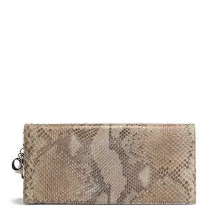 Pre-owned Dior Green Python Clutches & Wristlets Python Clutch Green OUTLET FINAL SALE