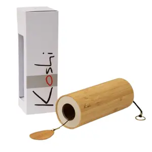 Koshi Wind Chimes – Handmade Elemental Chimes (Fire, Air, Earth) from French Pyrenees | Premium Bamboo Resonance Instrument | Relaxing ASMR Soothing Sounds | Sound Healing, Yoga, Meditation, Feng Shui & Zen Home Décor Gift