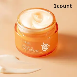 LAIKOU Vitamin C Moisturizing Cream 50g, Hydrating Face Cream for Deep Moisture, Skincare Essential for Brightening