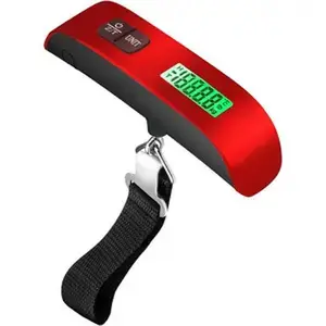 Digital Hanging Luggage Scale with Backlit for Travel, Portable Handheld Suitcase Weight Scale with Hook, 110 Pounds, Included