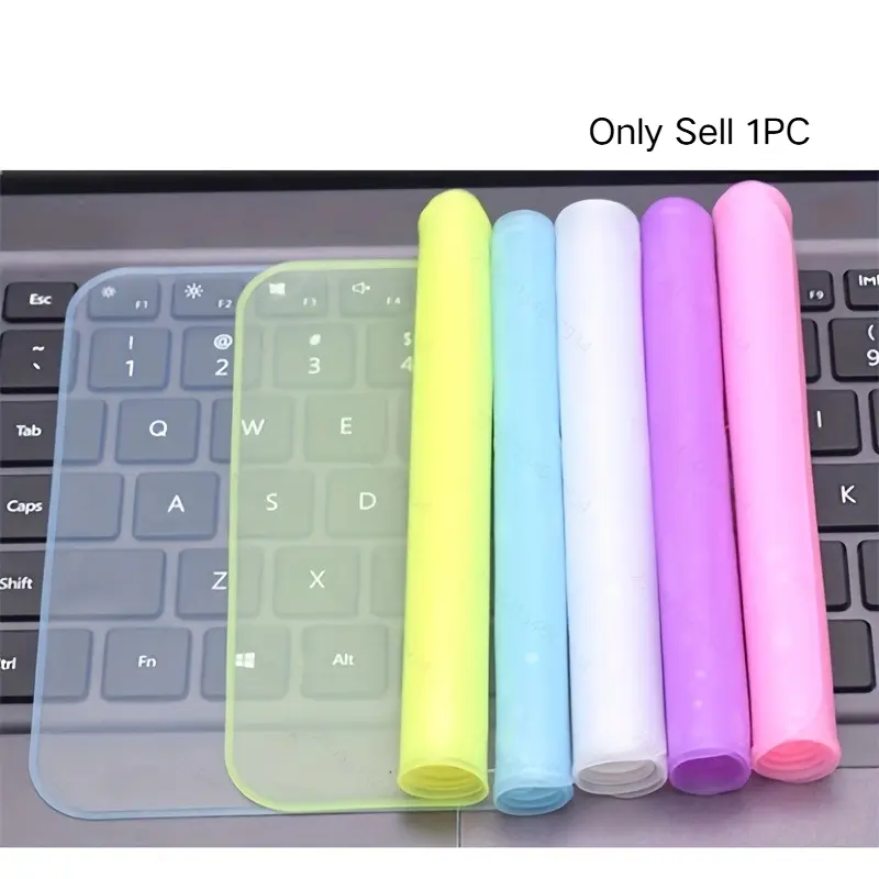 1pc Keyboard Light Beige for 12-14 Inch Laptops, Flexible, Washable, Dustproof & Durable Keyboard Cover, Laptop Keyboard Covers, Laptop Accessory, Students, Office Workers