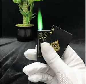 (Gas NotIncluded)Stress Relief Fidget Lighter,unique poker carddesign,Refillable & Adjustable,Cool StuffGifts,pecfect as outdoor activities