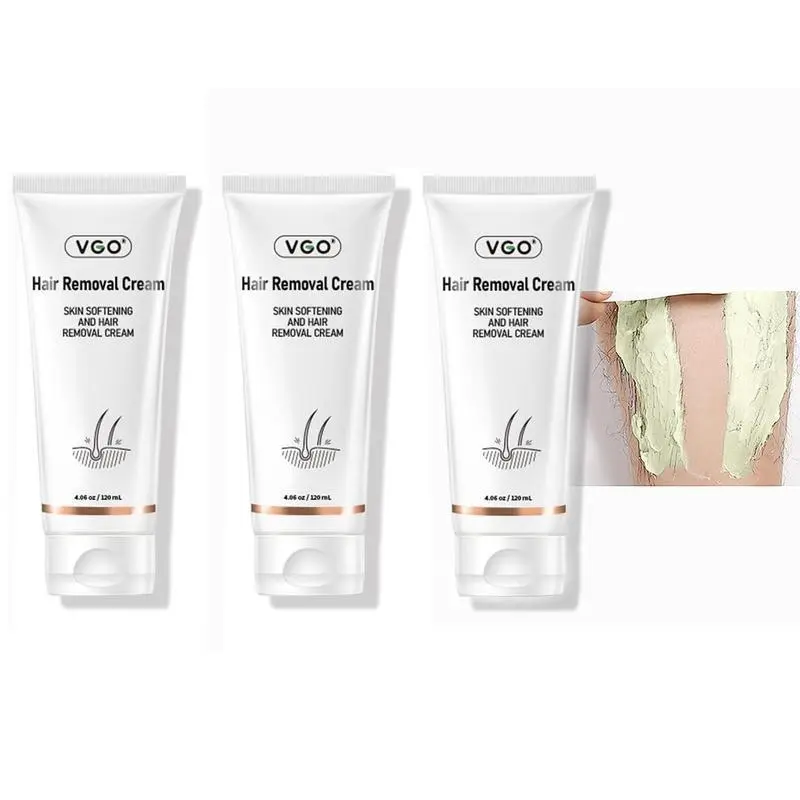 VGO Hair Removal Cream,Suitable for sensitive skin, Empowering Women & Men,long-lasting, back, arms, legs, and armpits Body Care Cosmetic,Smooth, Wax, Gentle,ulike hair removal Jojoba Comfort bodyhair bleach