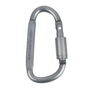Aluminum alloy carabiner D-shaped quick-release buckle, thickened hanging buckle, D-shaped carabiner quick-release buckle