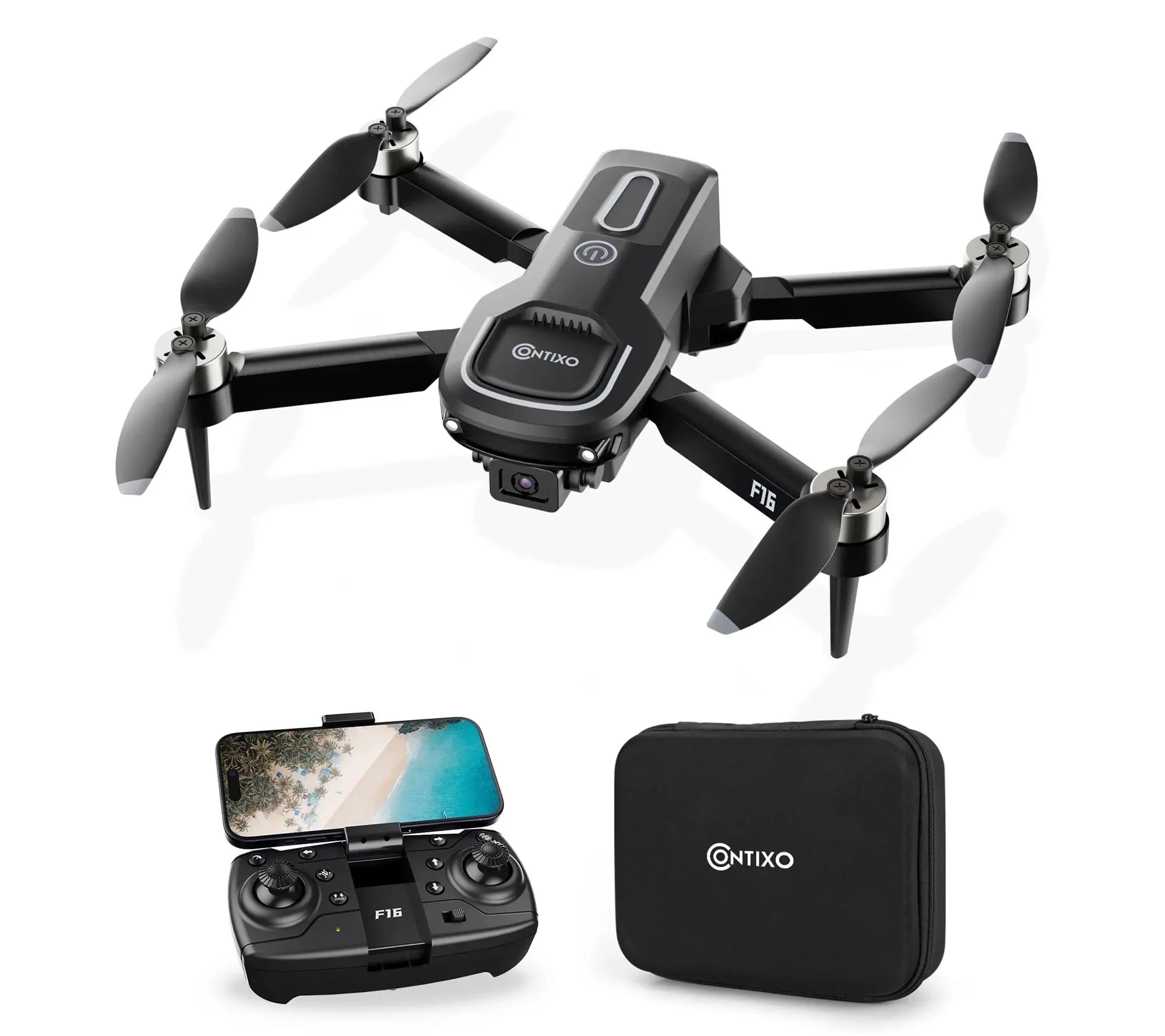 Contixo Arctic F16 FPV 1080P HD Camera Stunt Drone with Case Contixo Arctic F16 FPV 1080P HD Camera Stunt Drone with Case