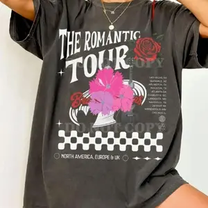 Bruno The Romantic Tour T-shirt 2026, Tour Dates In the Back, Two Sided Tee
