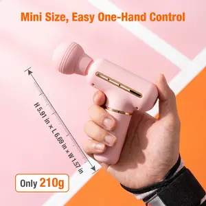 Professional Grade Massage Gun - Portable, Palm-Graspable, 5-Speed Lithium-Ion Battery-Operated Muscle Relaxation Device for Fitness Enthusiasts (Beauty & Personal Care Appliance), Battery-Operated Massage Devices