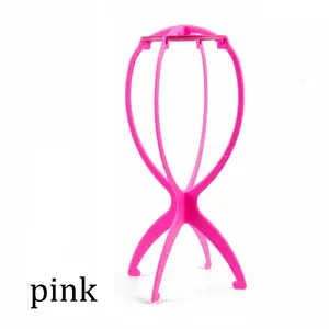 Plastic Portable Folding Wig Stand