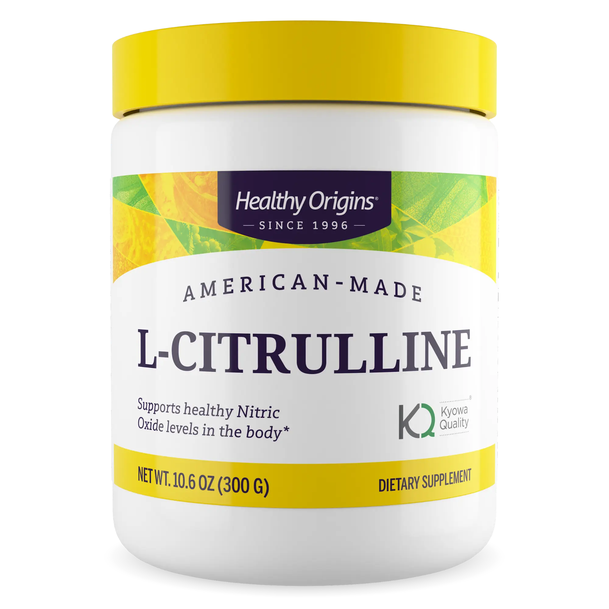 Healthy Origins - L-Citrulline Powder Dietary Supplement Supports Healthy Nitric Oxide Levels in Body - 10.6oz (300g)