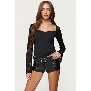 Kavita Lacey Bell Sleeve Top