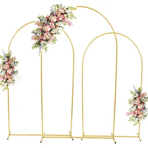 Elegant Metal Wedding Arch Stand, Multi-Size Balloon Arch Frame, Party Decoration, 7.2ft/6.6ft/6ft/4ft, Various Activities, Balloon Arch Backdrop