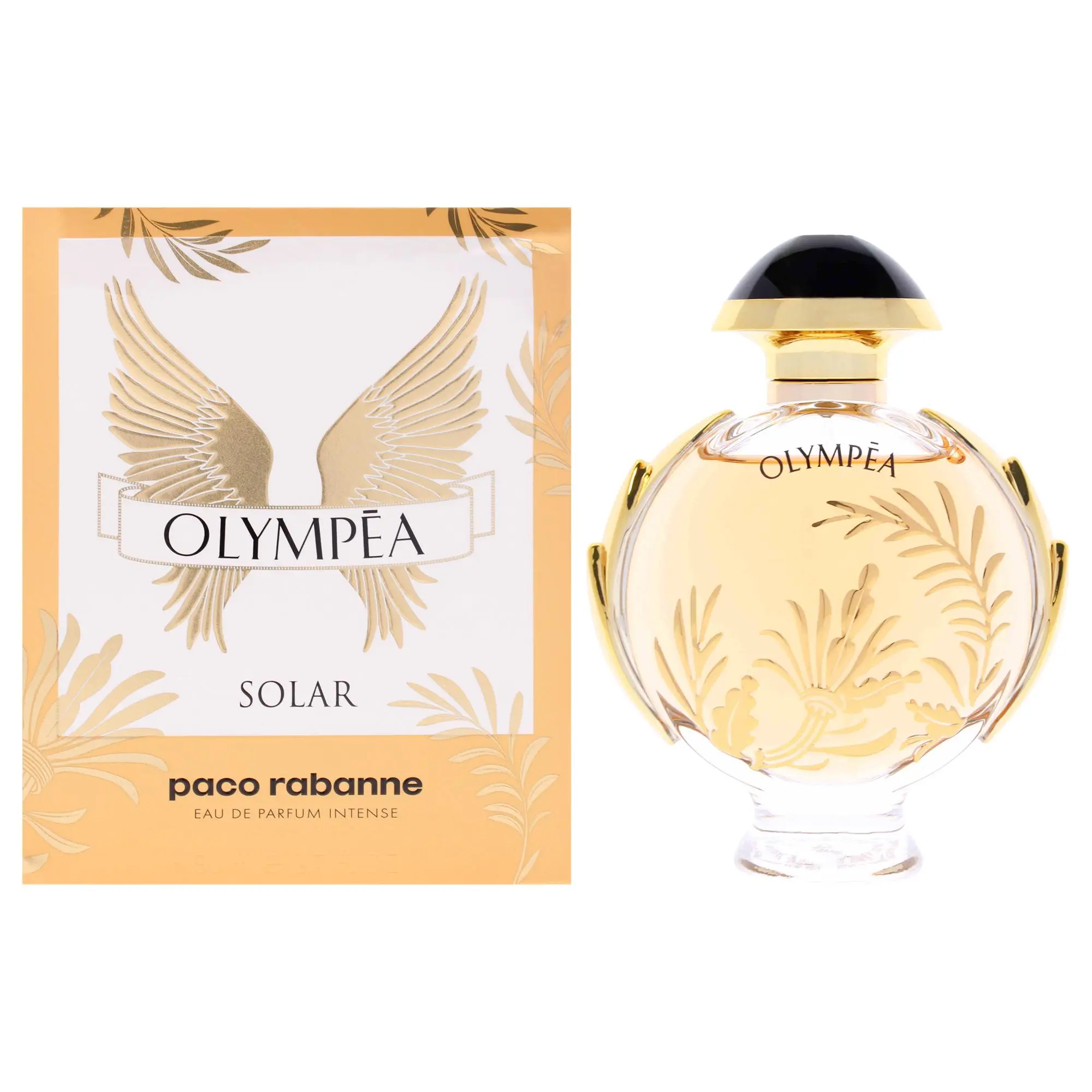 Olympea Solar Intense by Paco Rabanne, Luxurious Women's Fragrance with Golden Wings - 2.7 fl oz EDP Spray