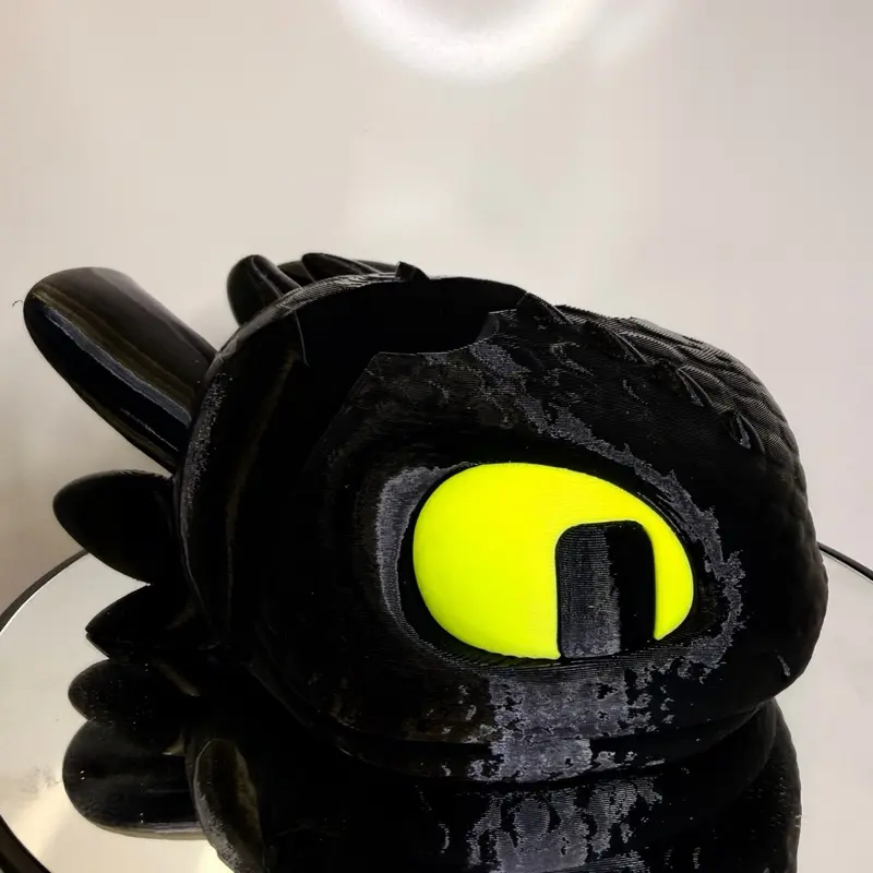 3D Printed Night Fury Dragon Controller Stand - Toothless Inspired Artistic Joystick Holder, Home Decor Ornaments for Home Supplies & Figurine Displays