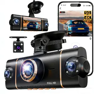 1080P 4-Channel Dash Cam! Fast Storage + WiFi & 24/7 Parking Monitor🛡️Non-rechargeable, must be used while plugged in. Car Dash Cam Car Dash Camera