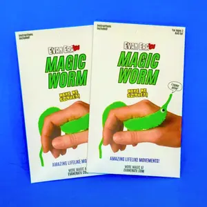 Magic Wonder Worm Magicians Illusion Prop (Pack of 2)