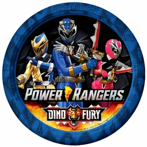 Power Rangers Plates 7in - Power Rangers Party Supplies
