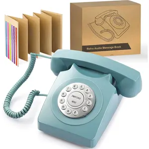 Audio Guest Book Wedding Phone, Record Guest Messages, Retro Audio Guestbook for Wedding, Baby Shower Message Voicemail, Save The Congratulations of Relatives and Friends